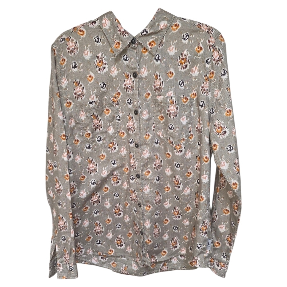 Royal Robbins Patterned Gray Shirt
